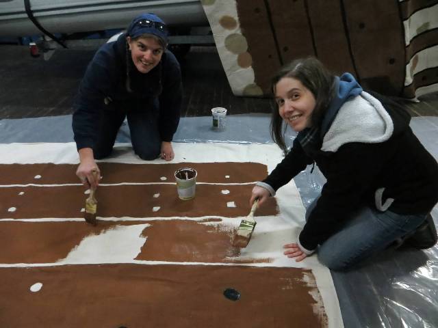 Louise and Jess painting2